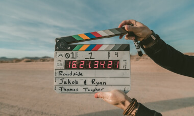 a clapboard